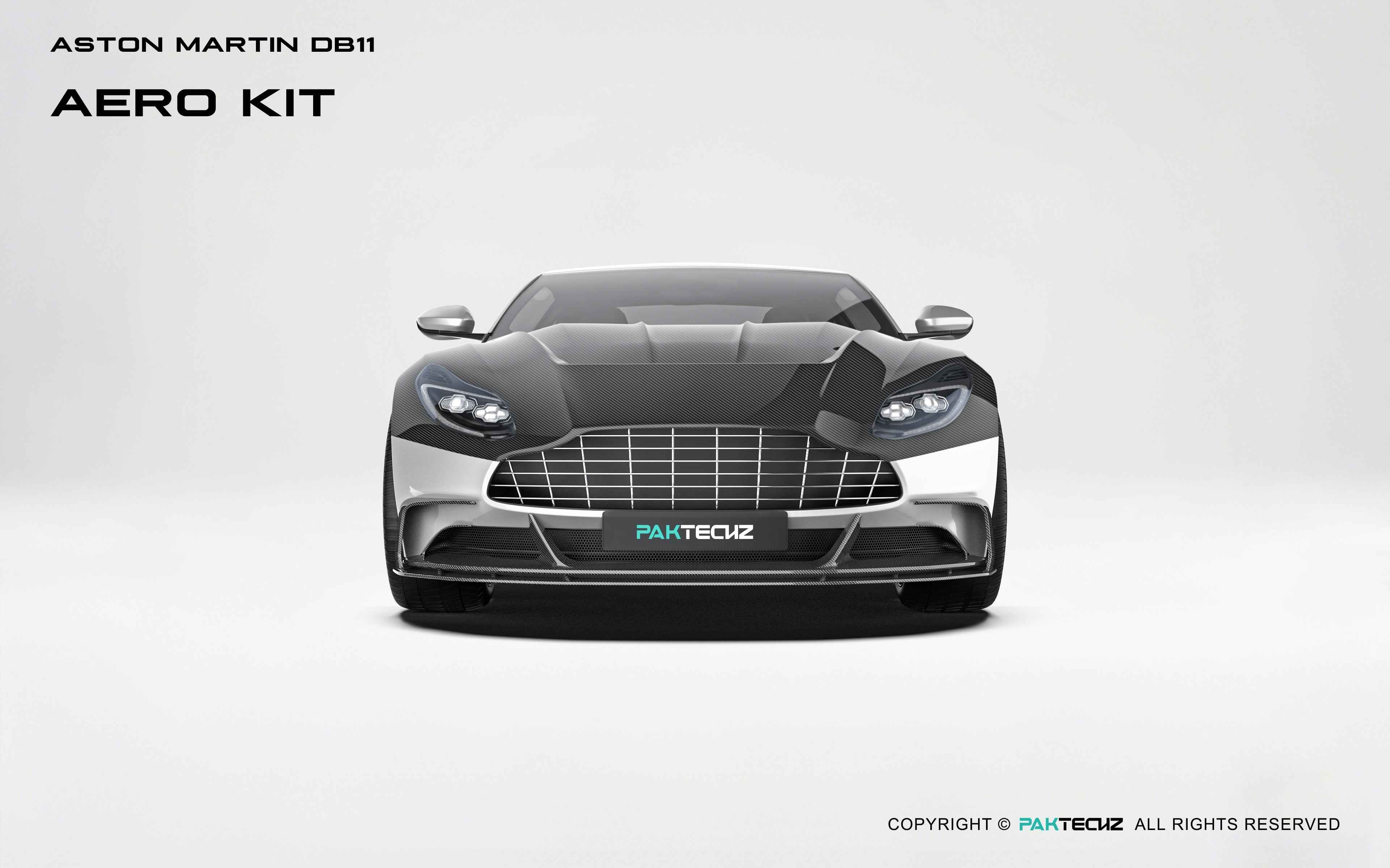 Aston Martin DB11 Paktechz Full Dry Carbon Aerodynamics kit - Image 10