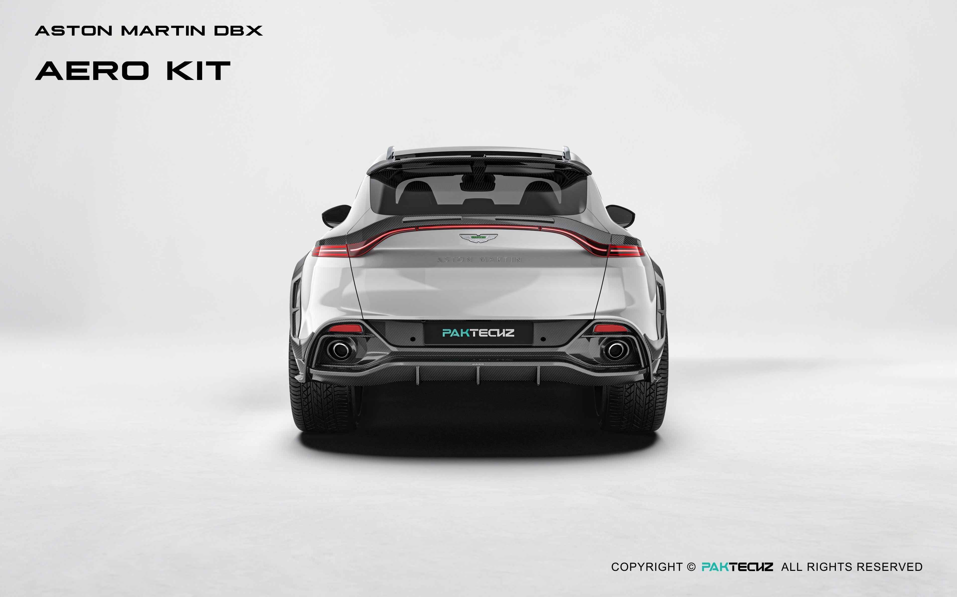 Aston Martin DBX Paktechz Full Dry Carbon Aerodynamics kit - Image 5