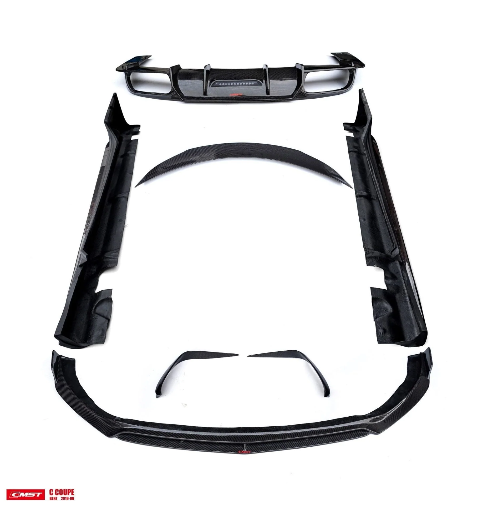CMST Carbon Fiber Full Body Kit for Mercedes Benz C Coupe AMG Sport Package W205 (2019-ON) - Image 3