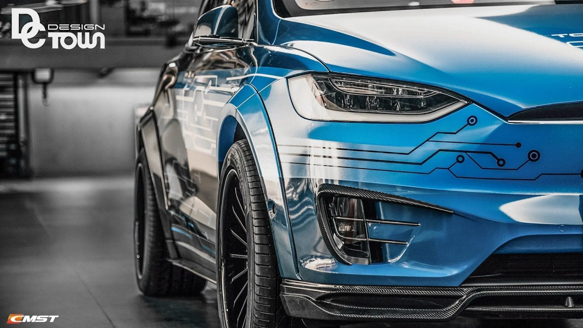 CMST Carbon Fiber Full Body Kit for Tesla Model X 2016-2021 - Image 17