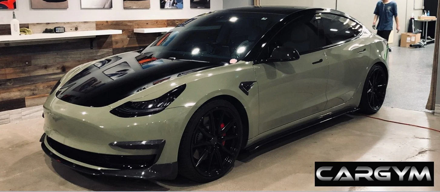 CMST Carbon Fiber Full Body Kit Style A for Tesla Model 3 - Image 13