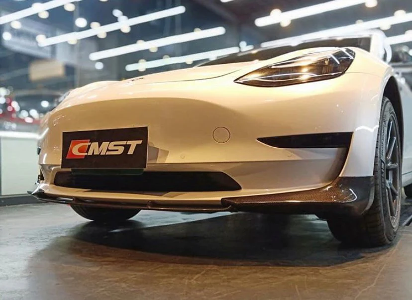 CMST Carbon Fiber Full Body Kit Style A for Tesla Model 3 - Image 15
