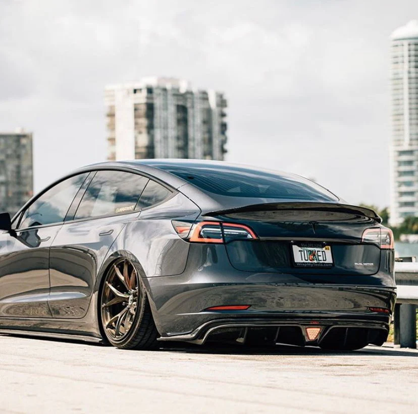 CMST Carbon Fiber Full Body Kit Style A for Tesla Model 3 - Image 16