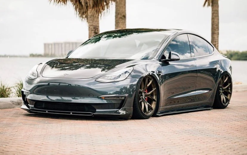 CMST Carbon Fiber Full Body Kit Style A for Tesla Model 3 - Image 4