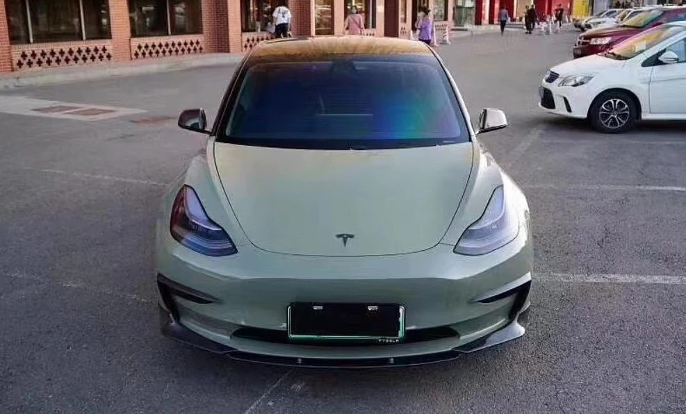 CMST Carbon Fiber Full Body Kit Style A for Tesla Model 3 - Image 8