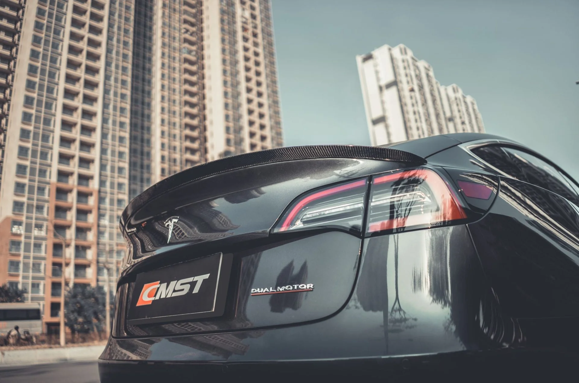 CMST Carbon Fiber Full Body Kit Style B for Tesla Model 3 - Image 7