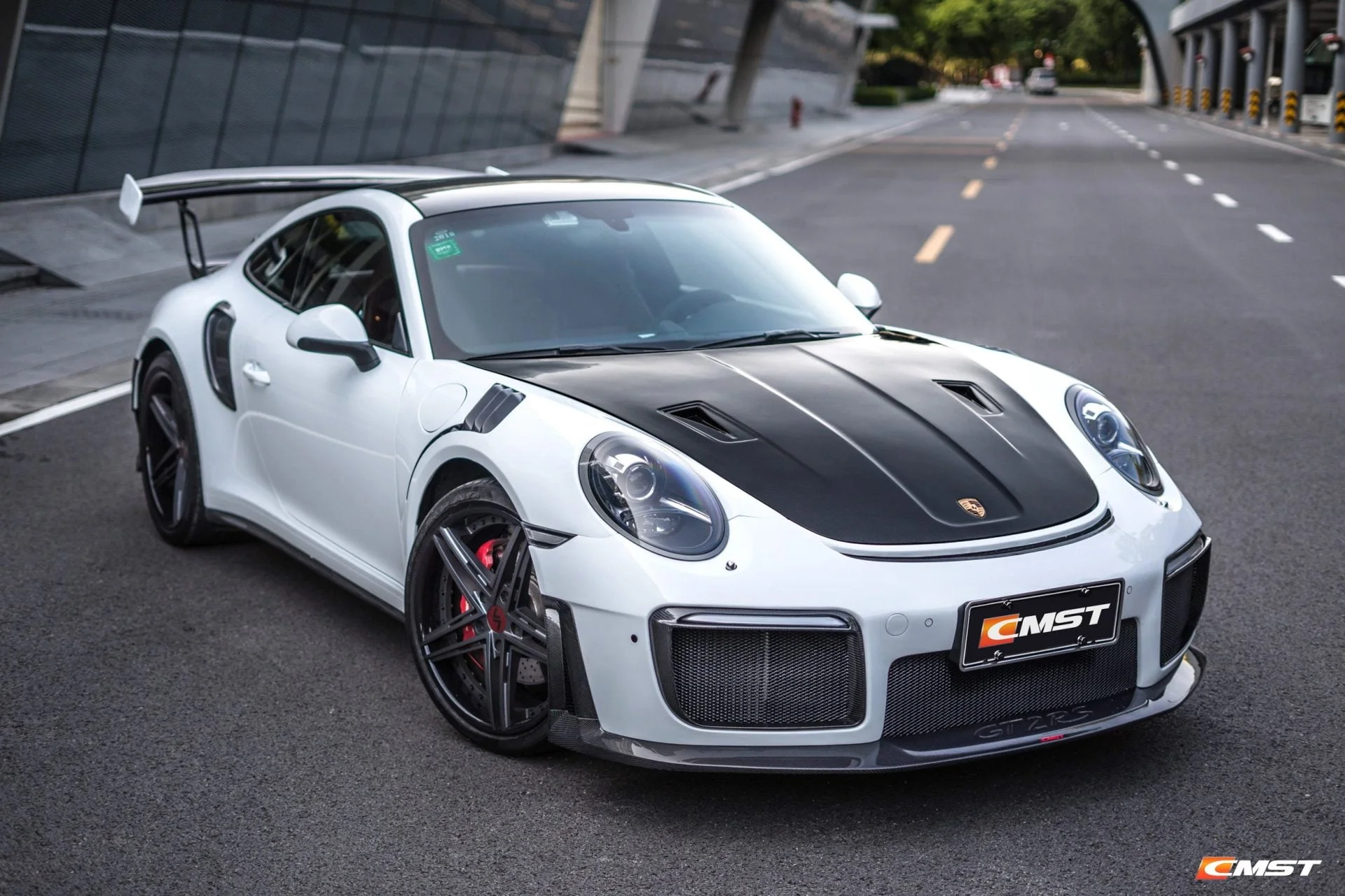 CMST Carbon Fiber GT2RS Style Hood For Porsche 911 991.1 991.2 Turbo GT3 GT3RS 718 Cayman Boxster - Image 13