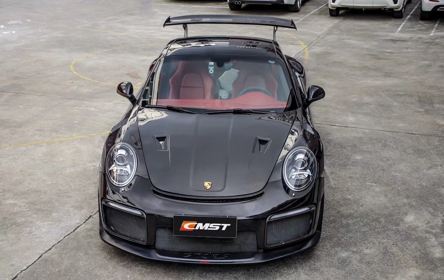 CMST Carbon Fiber GT2RS Style Hood For Porsche 911 991.1 991.2 Turbo GT3 GT3RS 718 Cayman Boxster - Image 8