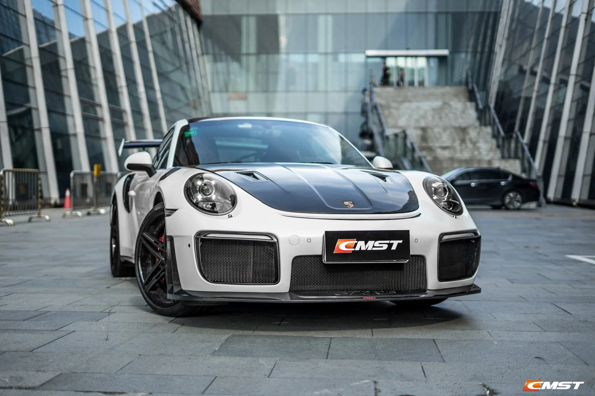 CMST Carbon Fiber GT2RS Style Hood For Porsche 911 991.1 991.2 Turbo GT3 GT3RS 718 Cayman Boxster - Image 9
