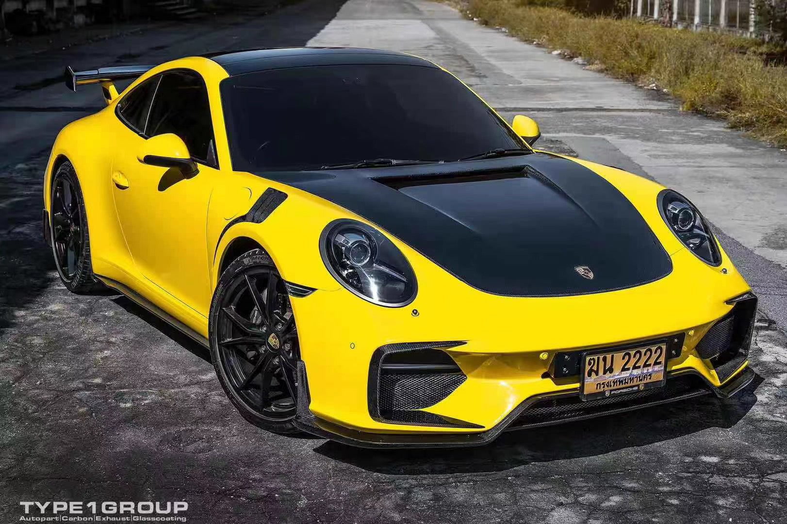 CMST Carbon Fiber Hood Classic Style for Porsche 911 991.1 991.2 Turbo GT3 718 Cayman Boxster - Image 8