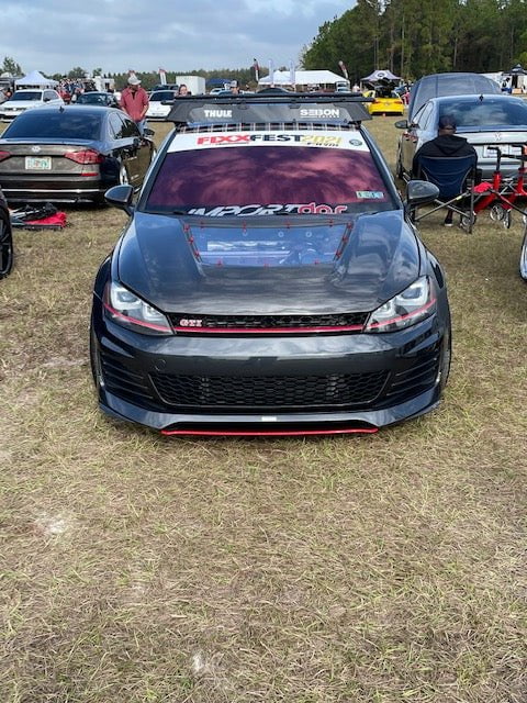 CMST Carbon Fiber PVC Glass Transparent Hood for Volkswagen GTI & Golf R & Golf MK7 MK7.5 - Image 20
