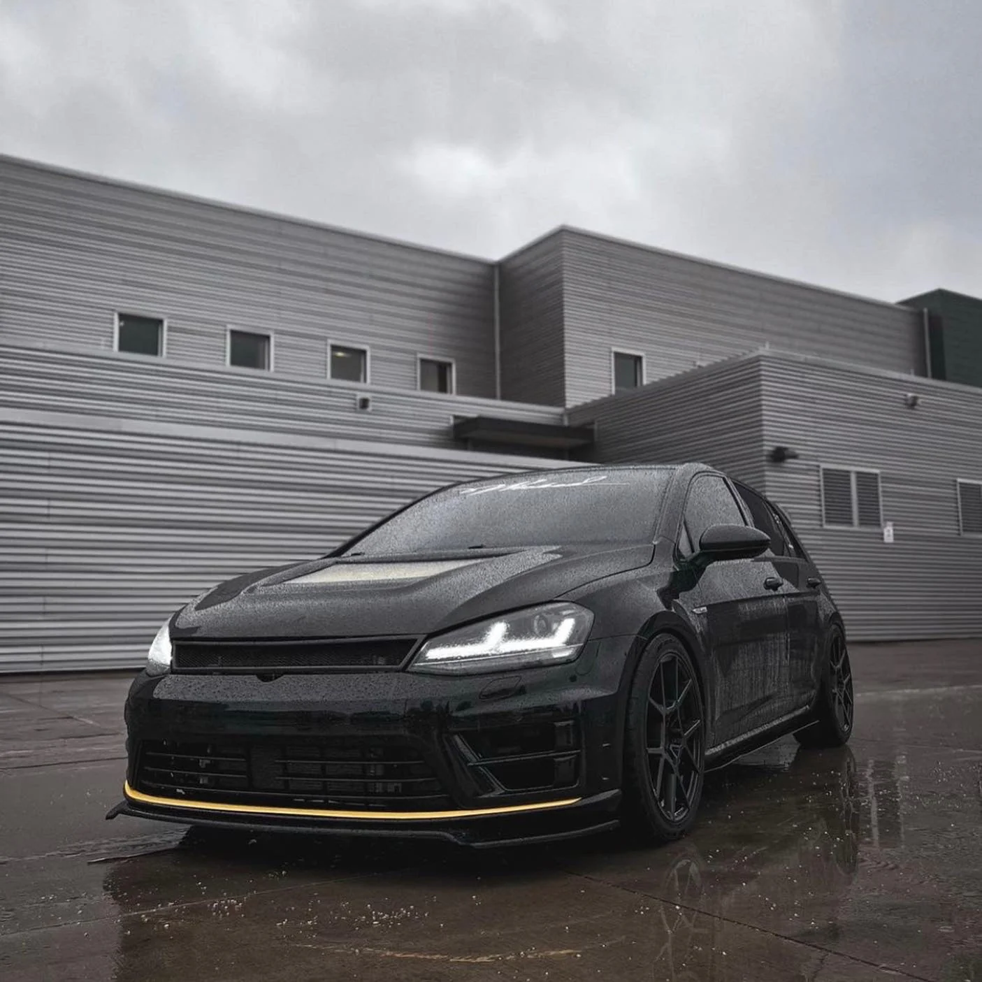 CMST Carbon Fiber PVC Glass Transparent Hood for Volkswagen GTI & Golf R & Golf MK7 MK7.5 - Image 5
