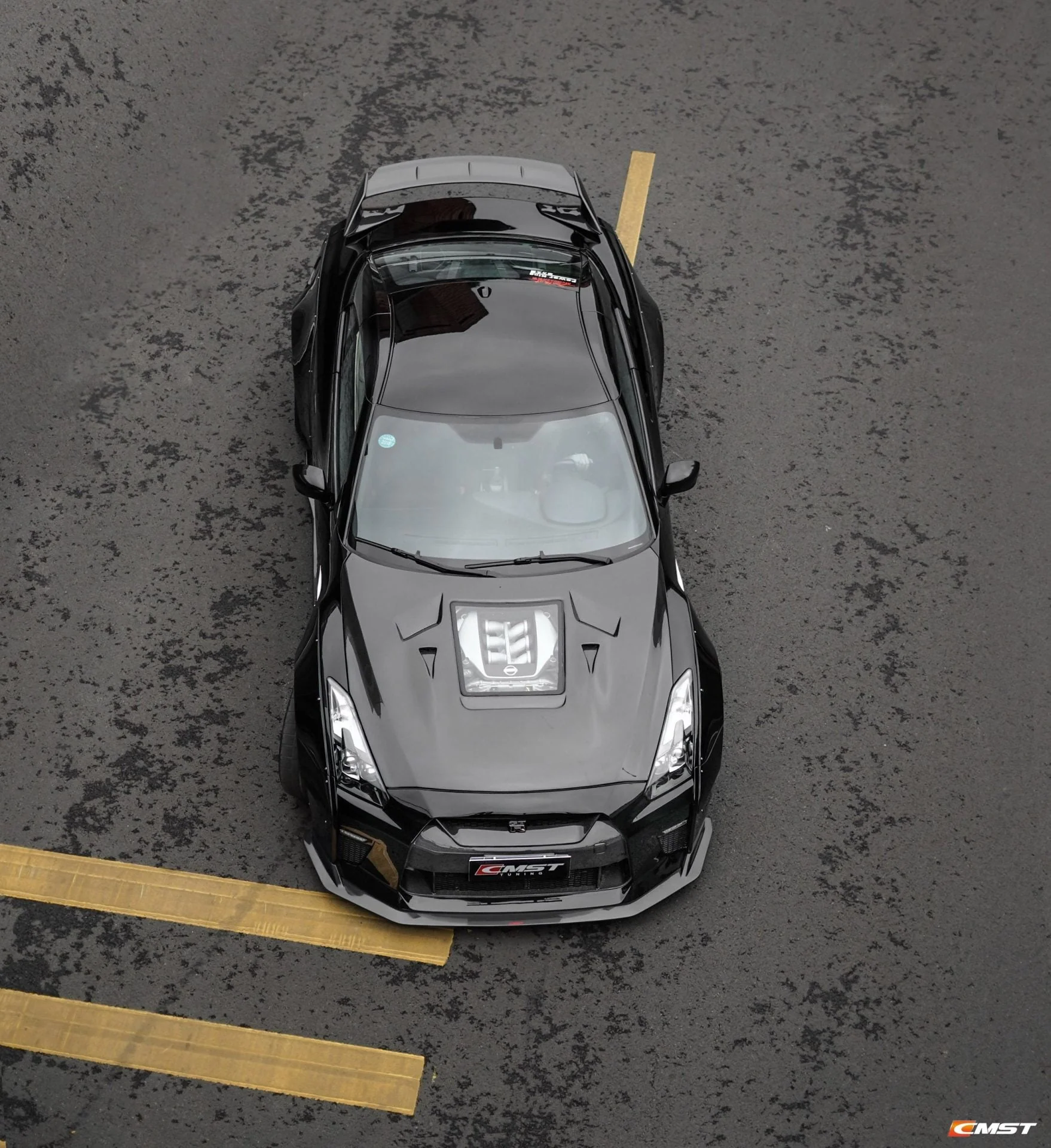 CMST Carbon Fiber Rear Spoiler for Nissan GTR GT-R R35 2008-2016 - Image 9