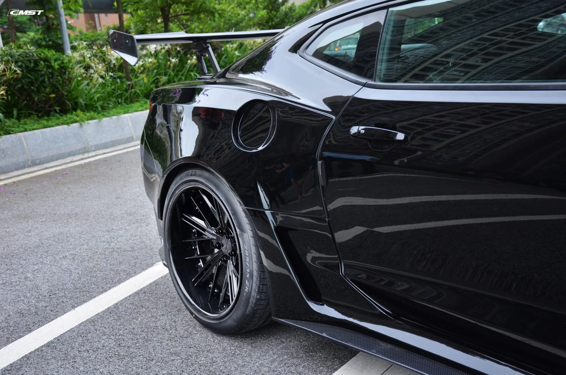 CMST Carbon Fiber Rear Spoiler Wing (7 Pcs) for Chevrolet Camaro 2016-ON - Image 12