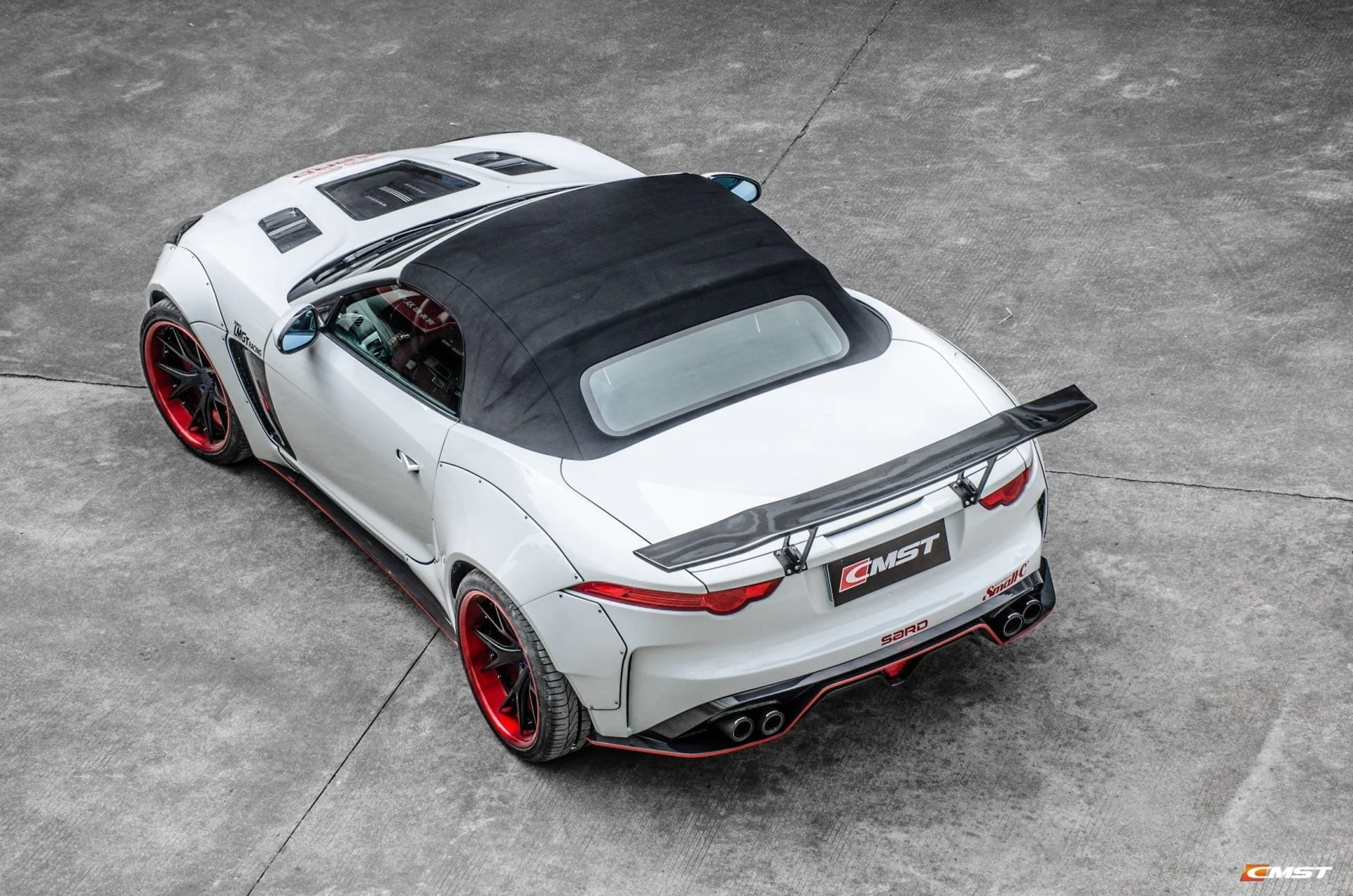 CMST Carbon fiber Rear Spoiler Wing Ver.2 for Jaguar F-Type 20 - Image 13