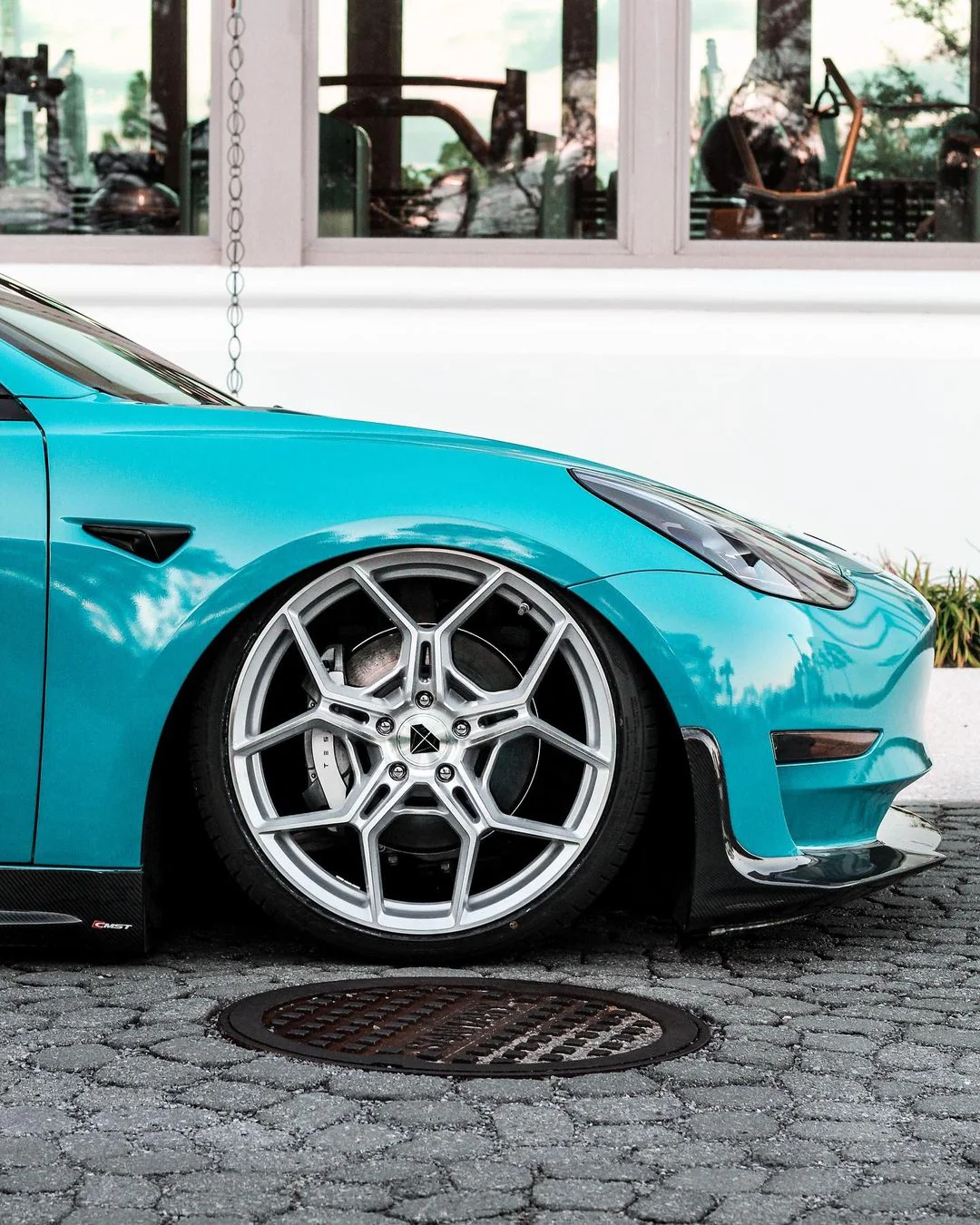 CMST Tesla Model 3 Carbon Fiber Full Body Kit Style E - Image 10