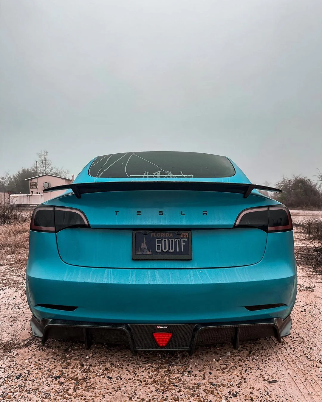 CMST Tesla Model 3 Carbon Fiber Full Body Kit Style E - Image 12