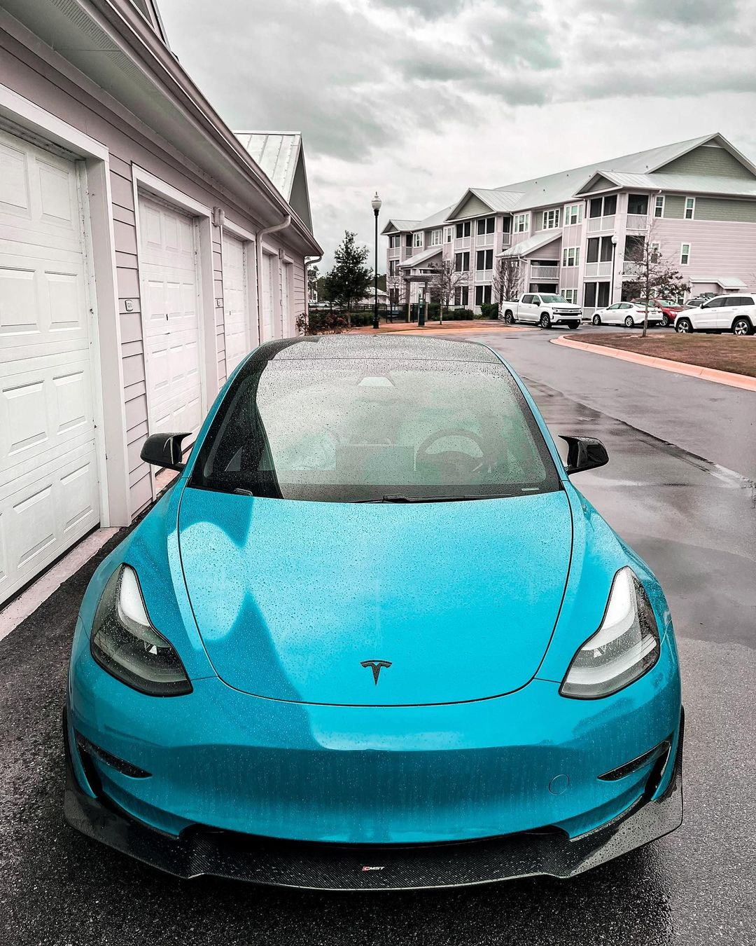 CMST Tesla Model 3 Carbon Fiber Full Body Kit Style E - Image 16