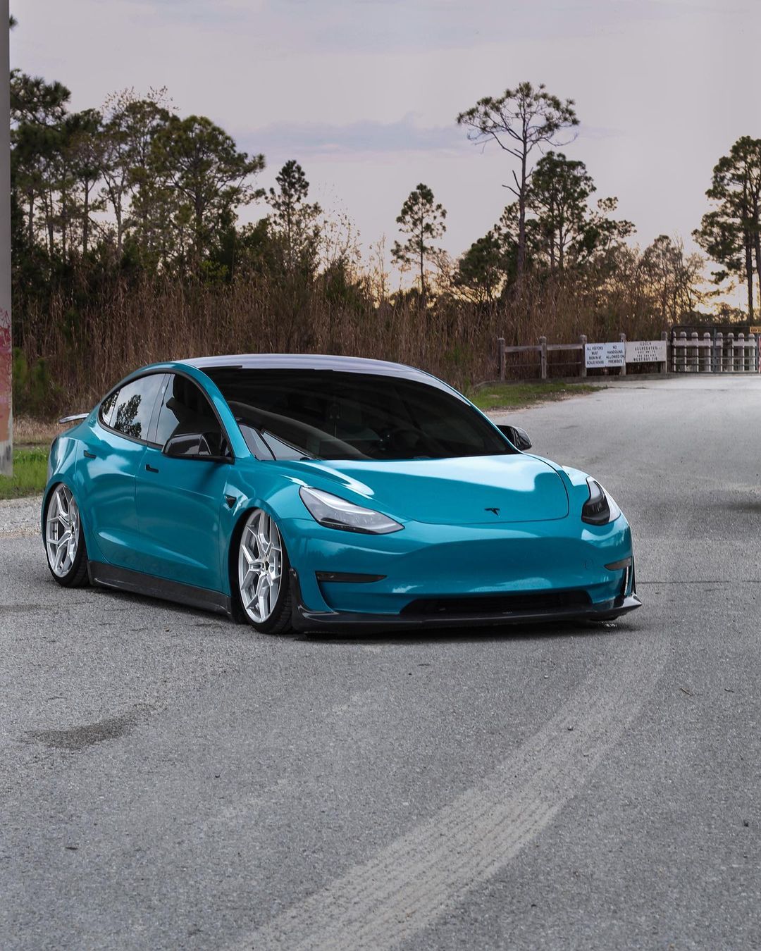 CMST Tesla Model 3 Carbon Fiber Full Body Kit Style E - Image 26