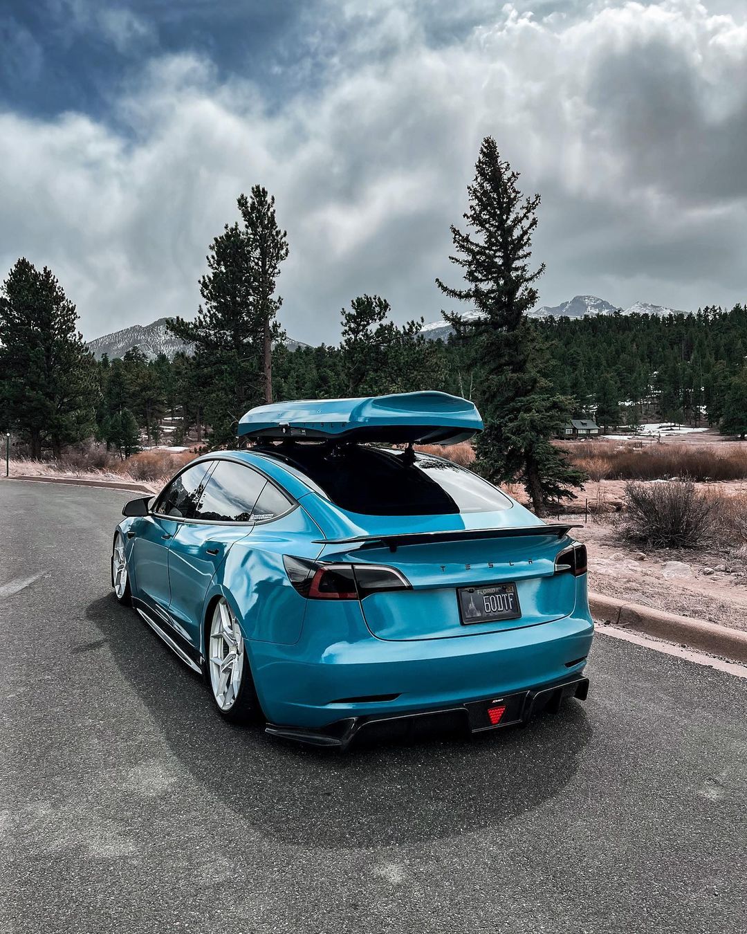 CMST Tesla Model 3 Carbon Fiber Full Body Kit Style E - Image 37