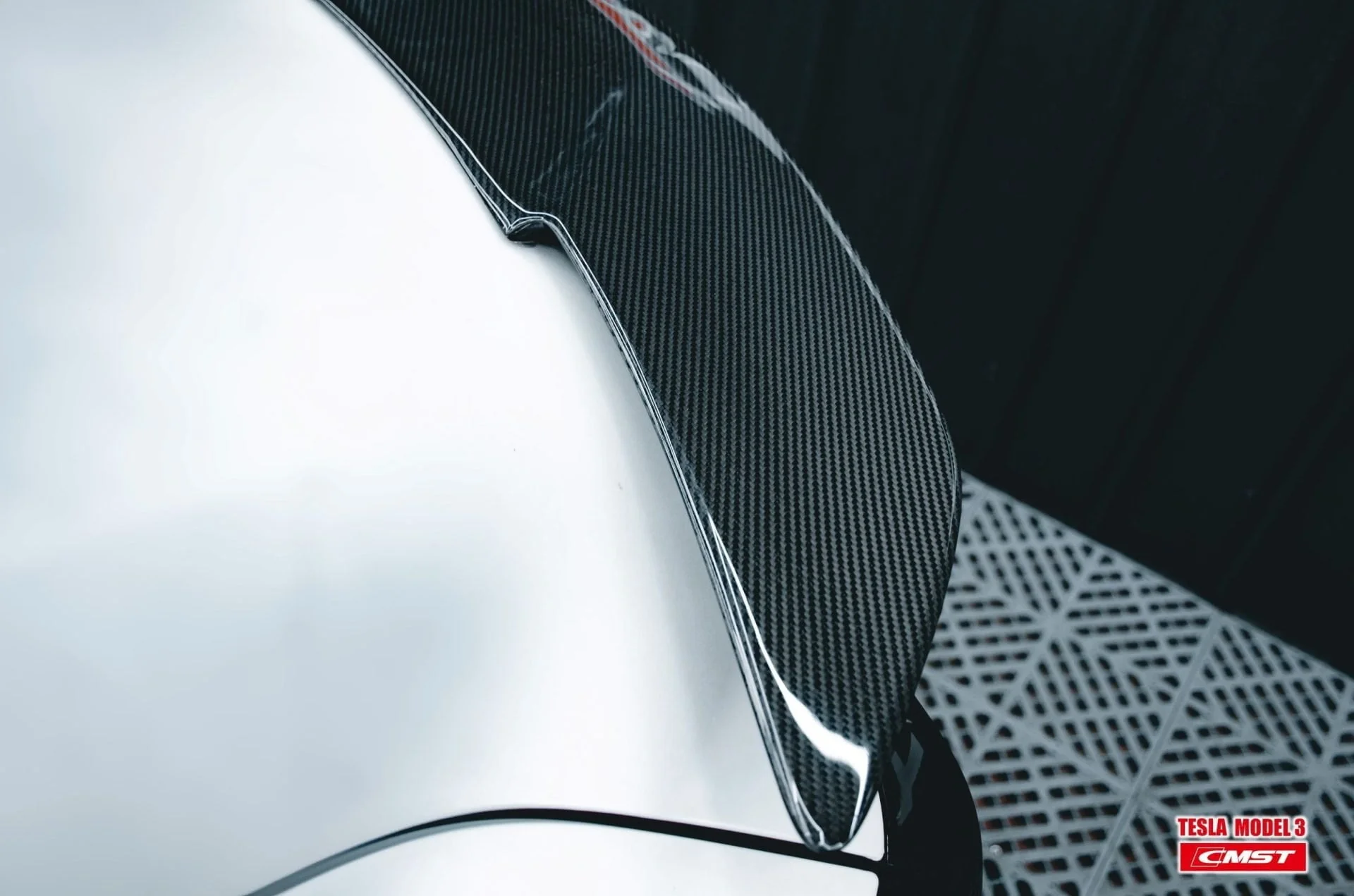 CMST Tesla Model 3 Carbon Fiber Full Body Kit Style E - Image 45