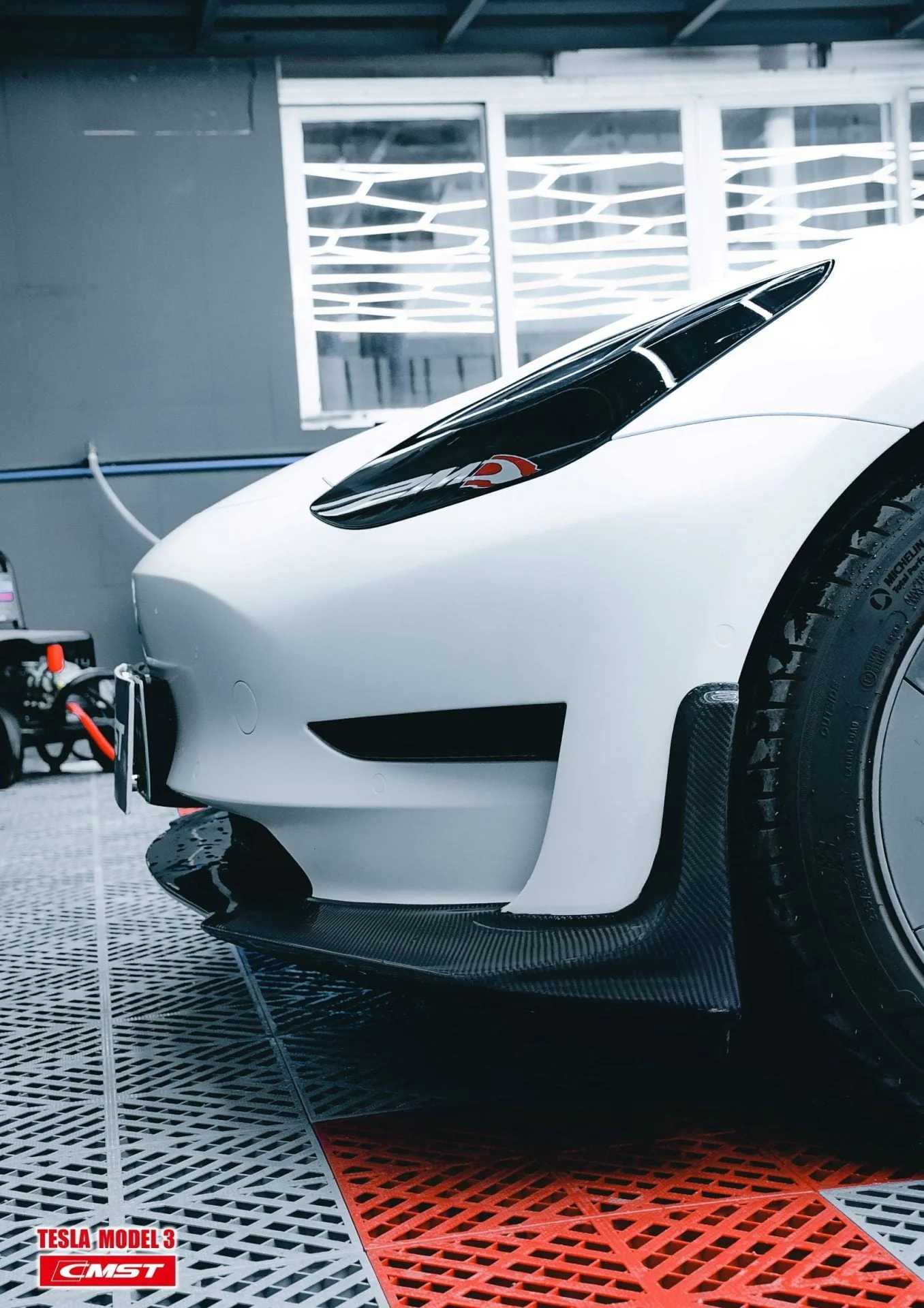CMST Tesla Model 3 Carbon Fiber Full Body Kit Style E - Image 47