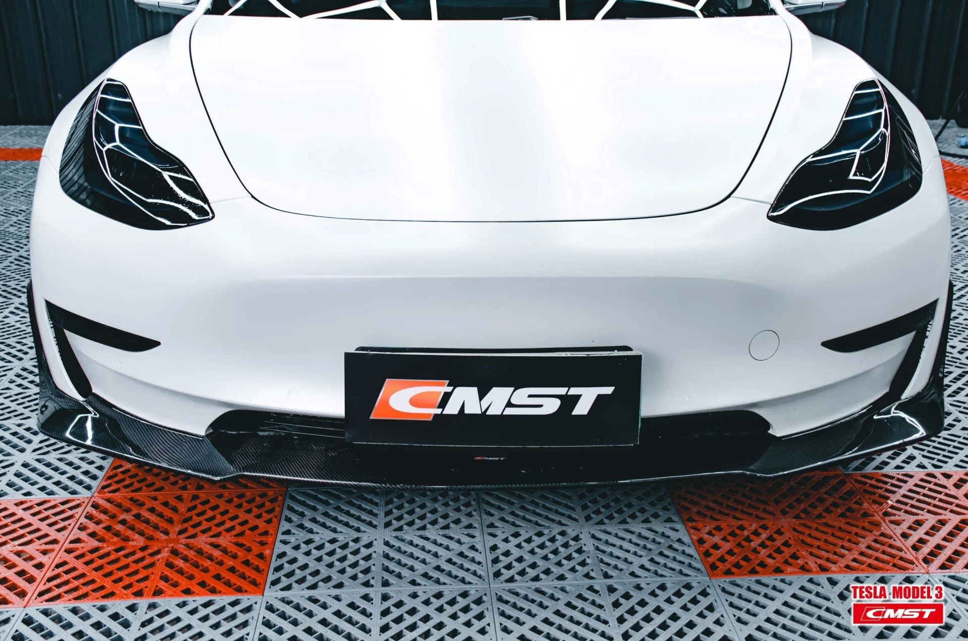 CMST Tesla Model 3 Carbon Fiber Full Body Kit Style E - Image 52