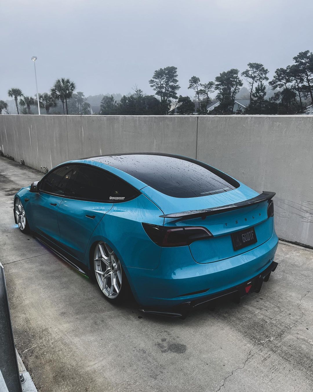 CMST Tesla Model 3 Carbon Fiber Full Body Kit Style E - Image 68