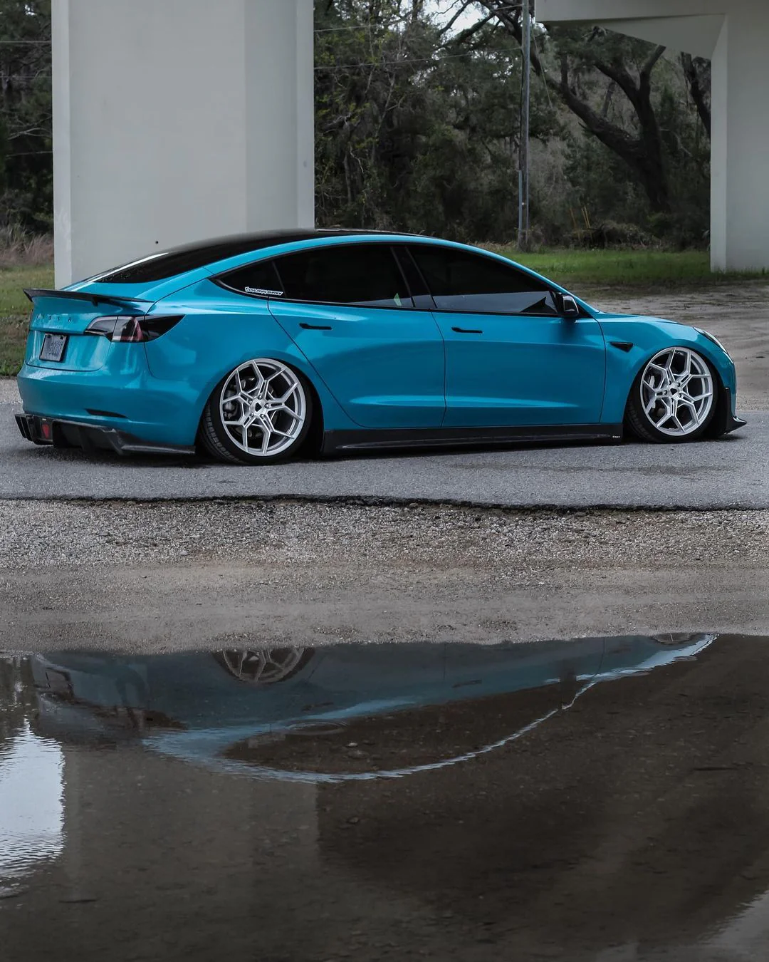 CMST Tesla Model 3 Carbon Fiber Full Body Kit Style E - Image 69