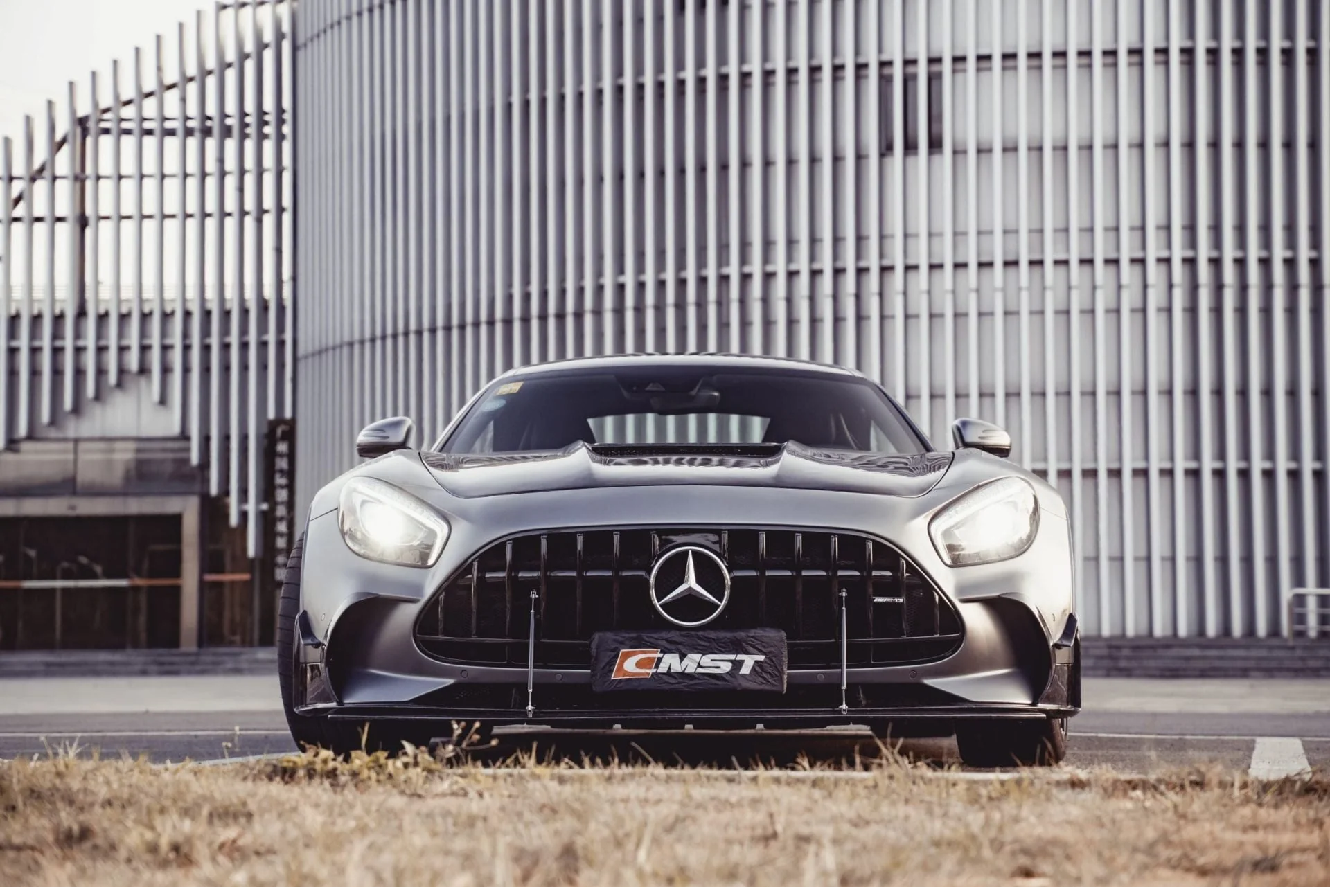 CMST Carbon Fiber Clear View Tempered Glass Transparent Hood Black Series Style for Mercedes Benz C190 AMG GT GTS GTC GTR 2015-2021 - Image 14