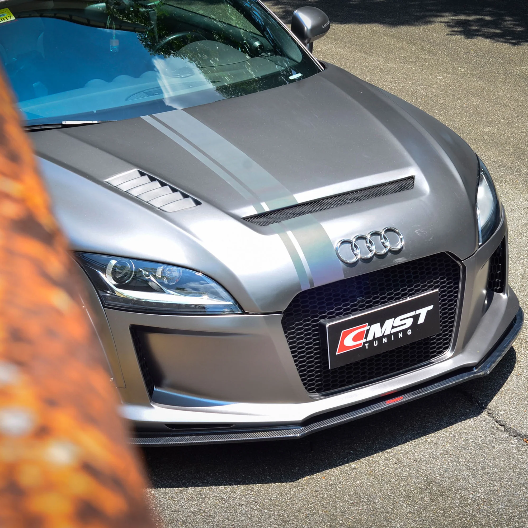 CMST Tuning Carbon Fiber Front Bumper & Front Lip For Audi TT TTS MK2 8J 2011-2015 - Image 12