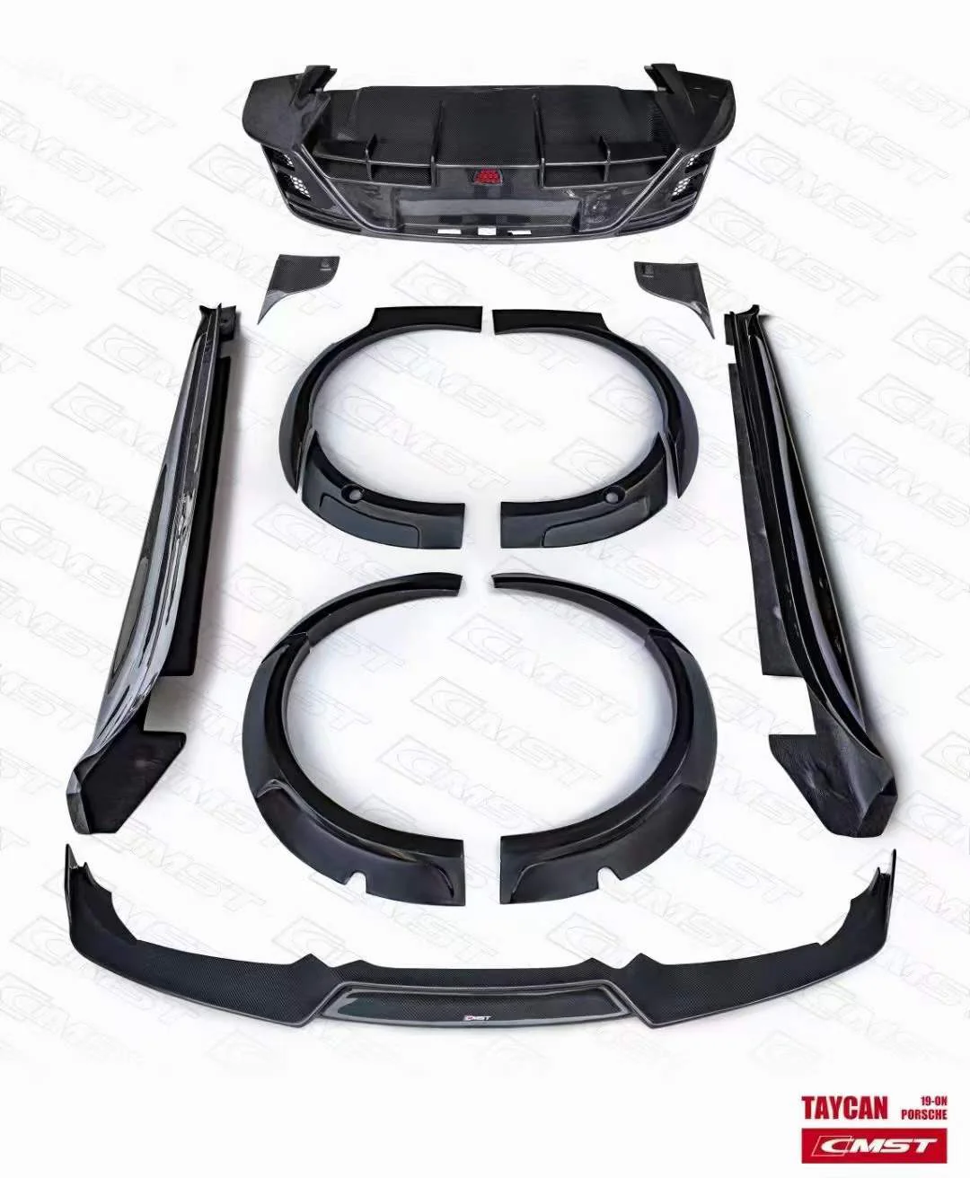 CMST Porsche Taycan Base / 4 / 4S (2020-2025) CMST Carbon Fibre Aero Body Kit - Image 8