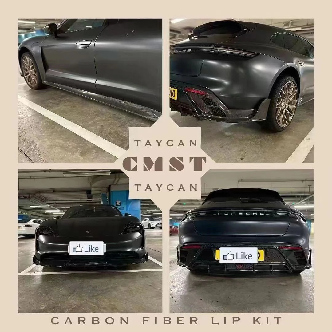 CMST Porsche Taycan Base / 4 / 4S (2020-2025) CMST Carbon Fibre Aero Body Kit - Image 9
