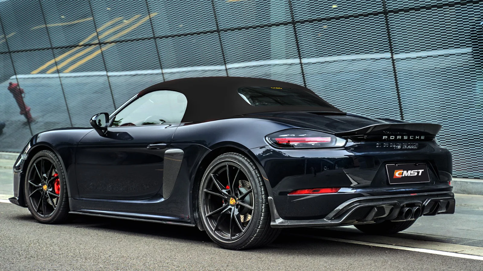 CMST Tuning Carbon Fiber Full Body Kit Style A for Porsche Cayman/Boxster 718 - Image 24