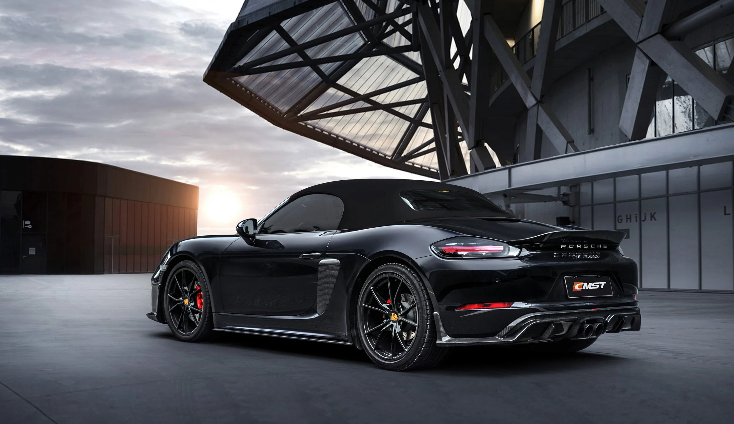 CMST Tuning Carbon Fiber Full Body Kit Style A for Porsche Cayman/Boxster 718 - Image 3