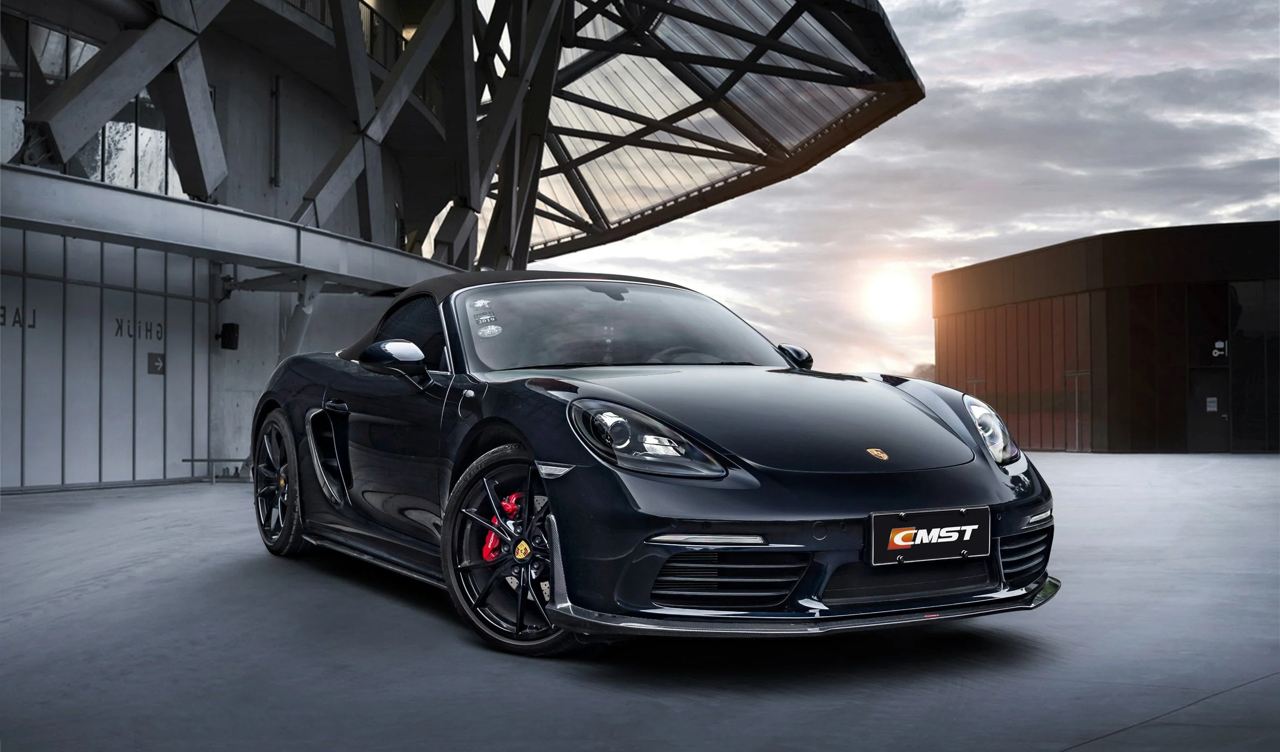 CMST Tuning Carbon Fiber Full Body Kit Style A for Porsche Cayman/Boxster 718 - Image 4