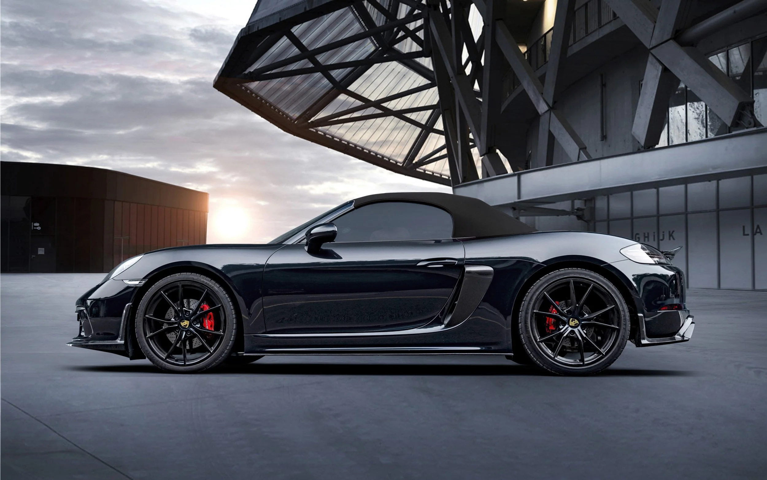 CMST Tuning Carbon Fiber Full Body Kit Style A for Porsche Cayman/Boxster 718 - Image 7