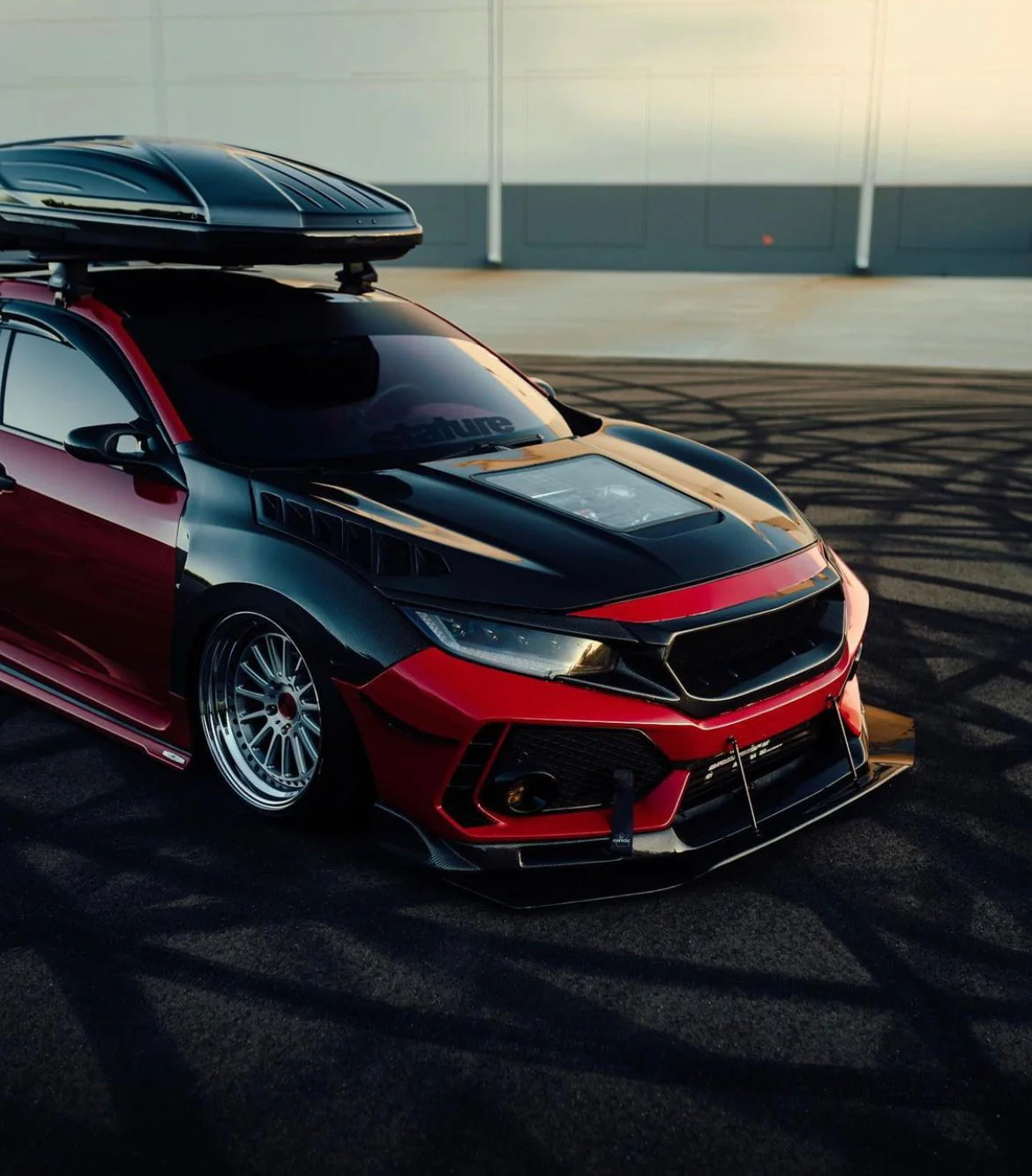 CMST Tuning Carbon Fiber Glass Transparent Hood Bonnet Ver.3  for Honda 10th Gen Civic - Image 12