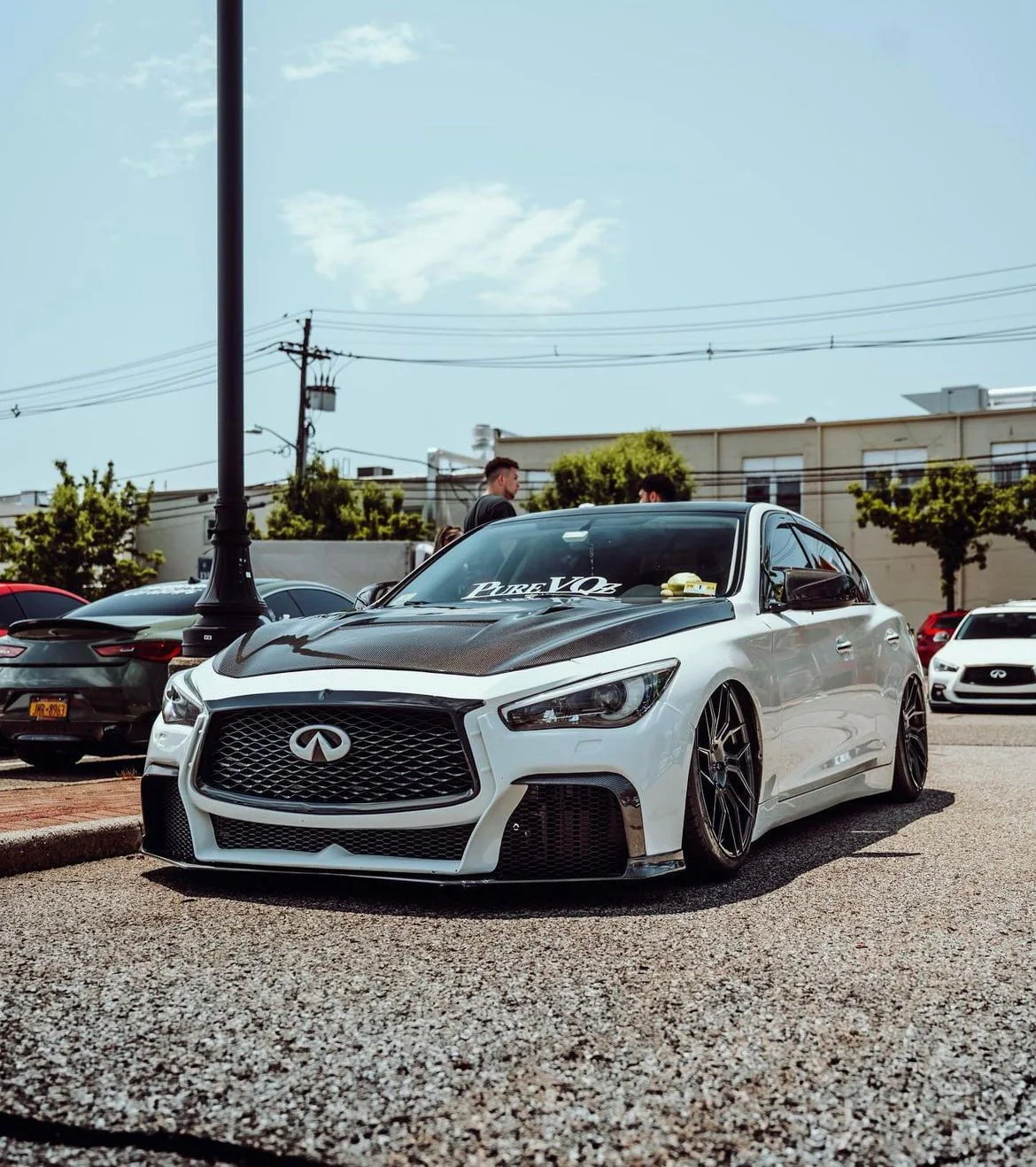 CMST Tuning Carbon Fiber Hood Bonnet for Infiniti Q50 2014-2022 - Image 26