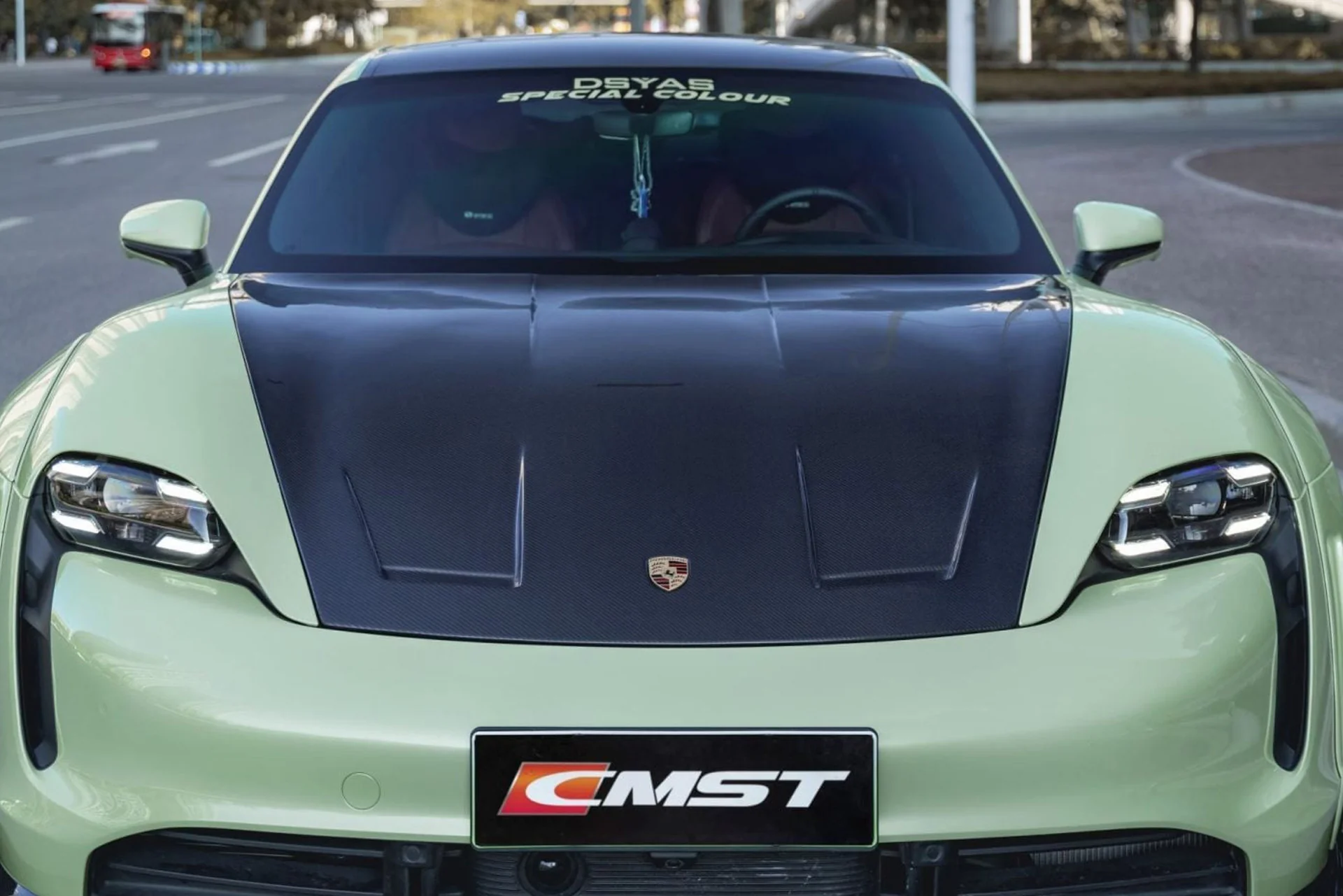 CMST Tuning Carbon Fiber Hood Bonnet for Porsche Taycan & Turbo & Turbo S - Image 2