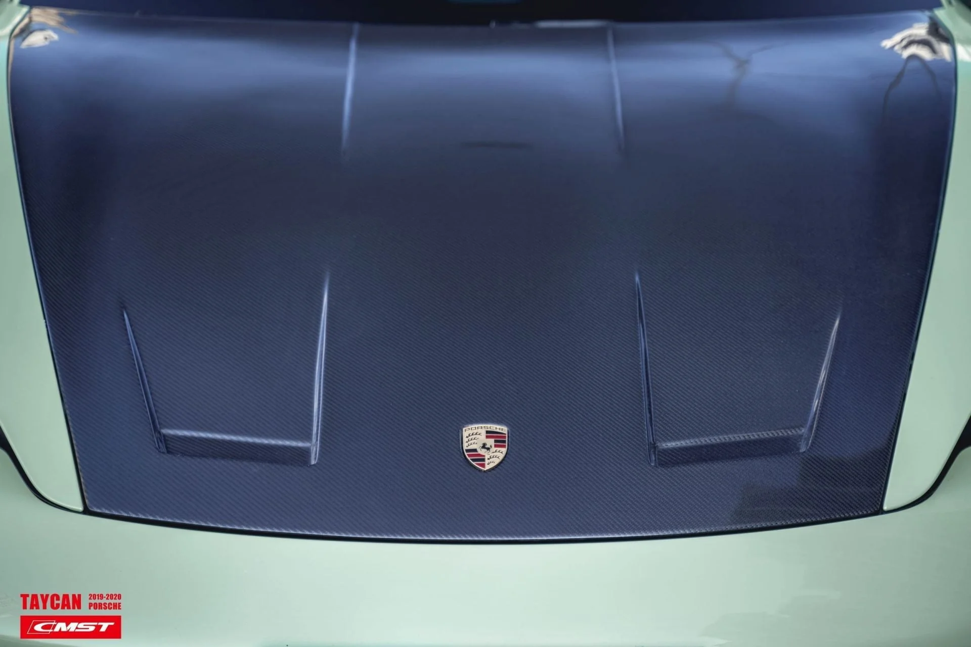 CMST Tuning Carbon Fiber Hood Bonnet for Porsche Taycan & Turbo & Turbo S - Image 4