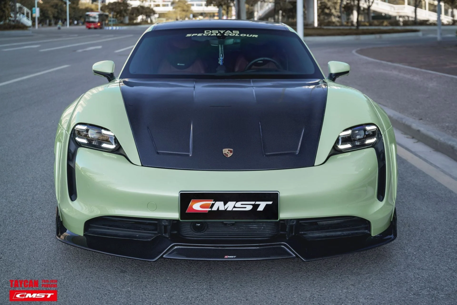 CMST Tuning Carbon Fiber Hood Bonnet for Porsche Taycan & Turbo & Turbo S - Image 5