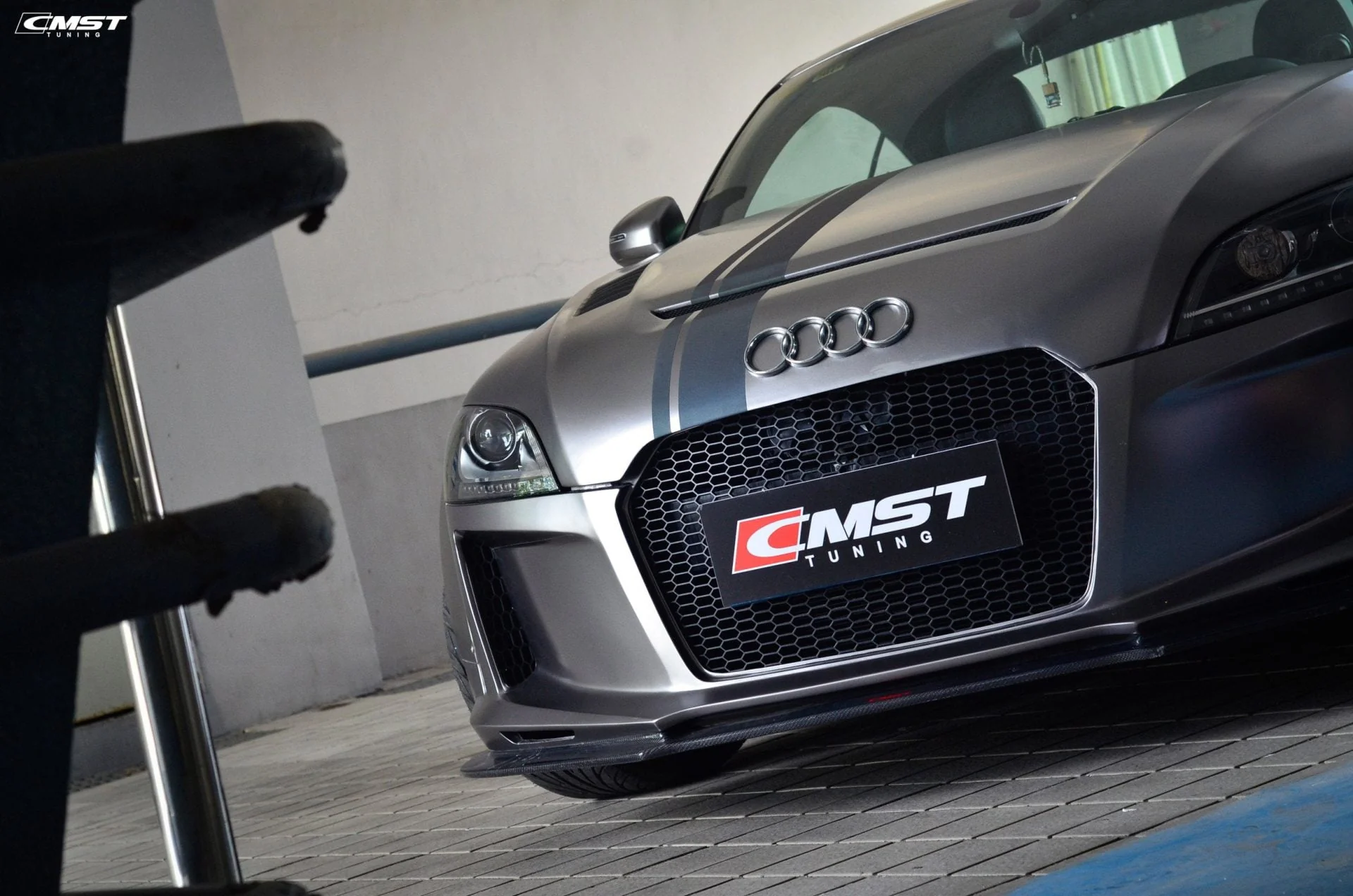 CMST Tuning Carbon Fibre Hood Bonnet  Ver.2 For Audi TT TTS MK2 8J 2007-2015 - Image 5