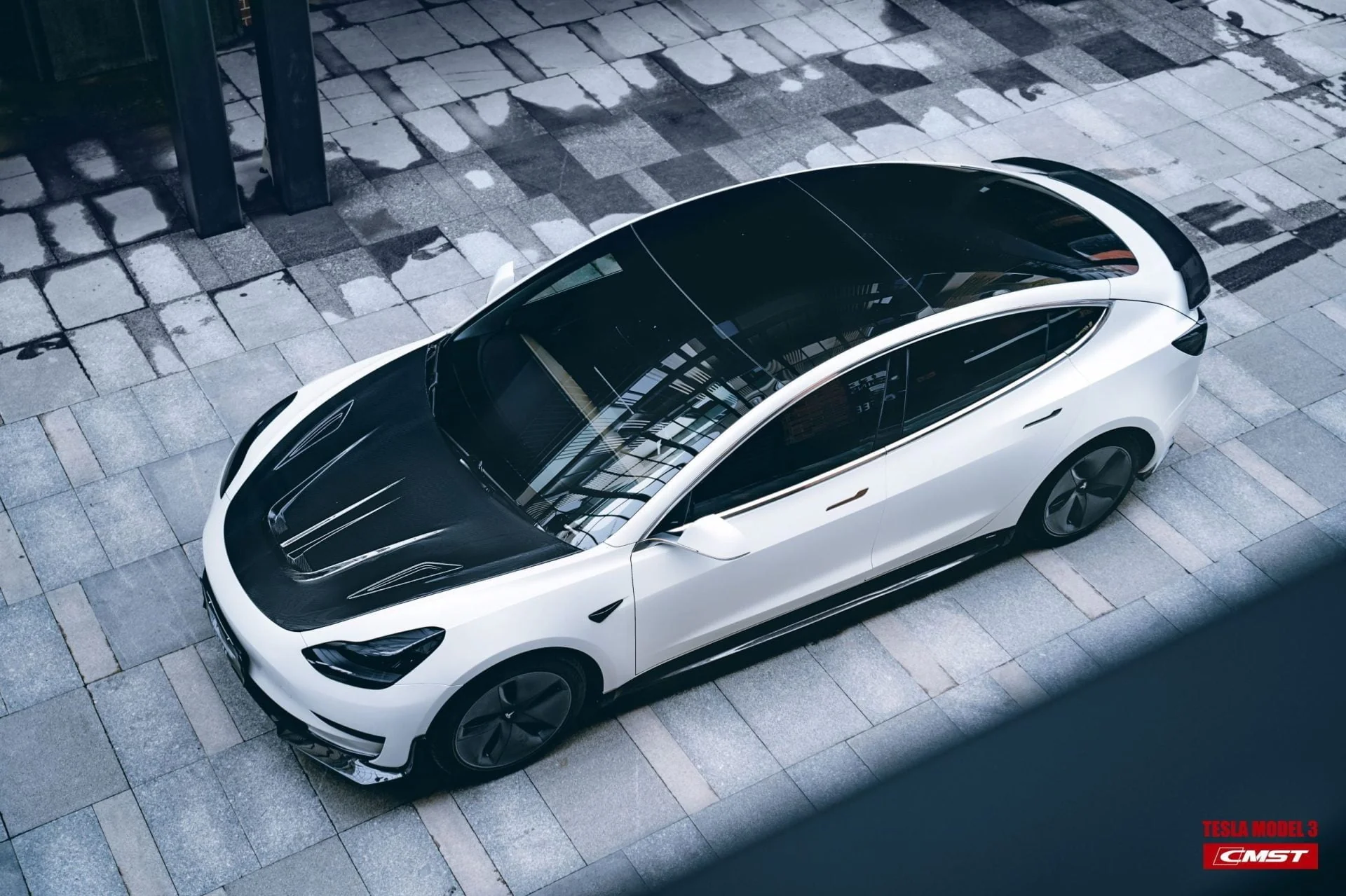 CMST Tuning Carbon Fiber Hood Ver.1 for Tesla Model 3 - Image 8