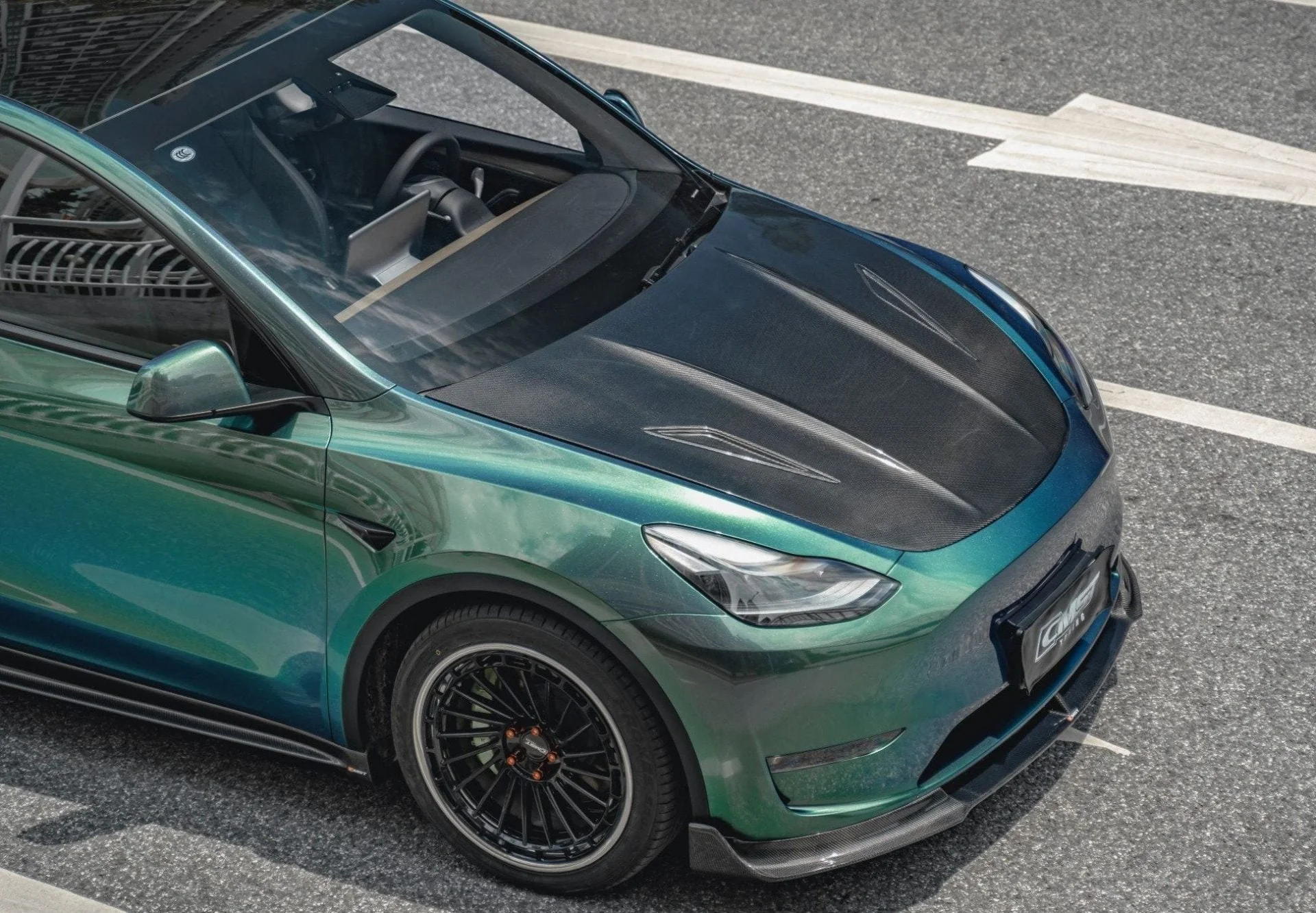 CMST Tuning Carbon Fiber Hood Ver.2 for Tesla Model Y - Image 3