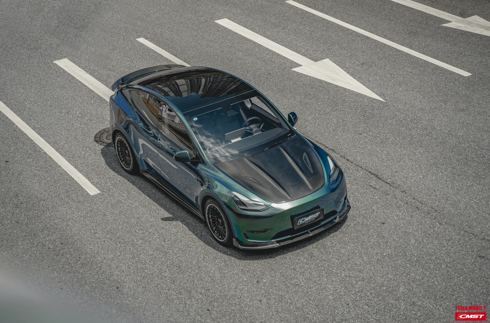 CMST Tuning Carbon Fiber Hood Ver.2 for Tesla Model Y - Image 7
