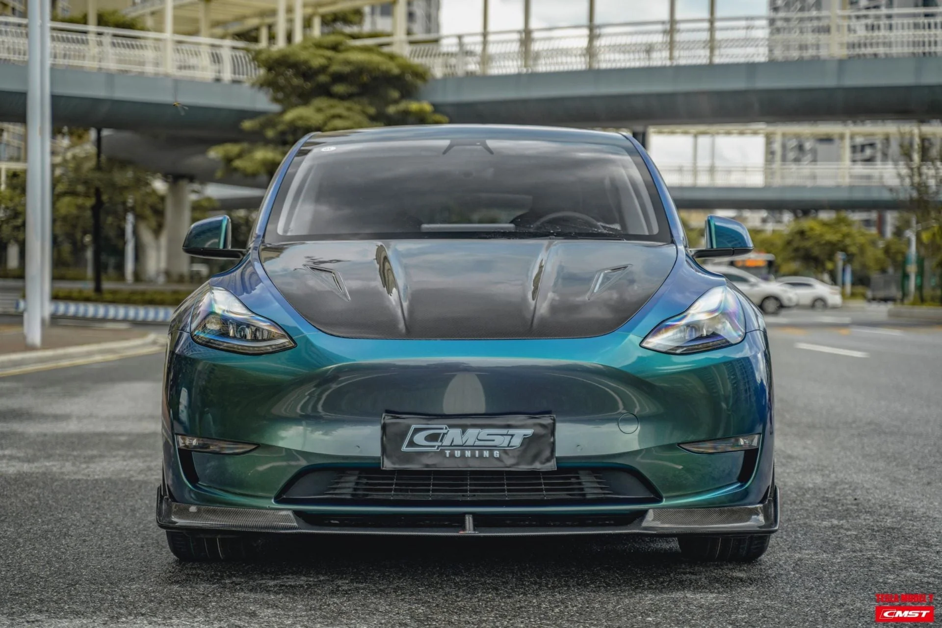 CMST Tuning Carbon Fiber Hood Ver.2 for Tesla Model Y - Image 8