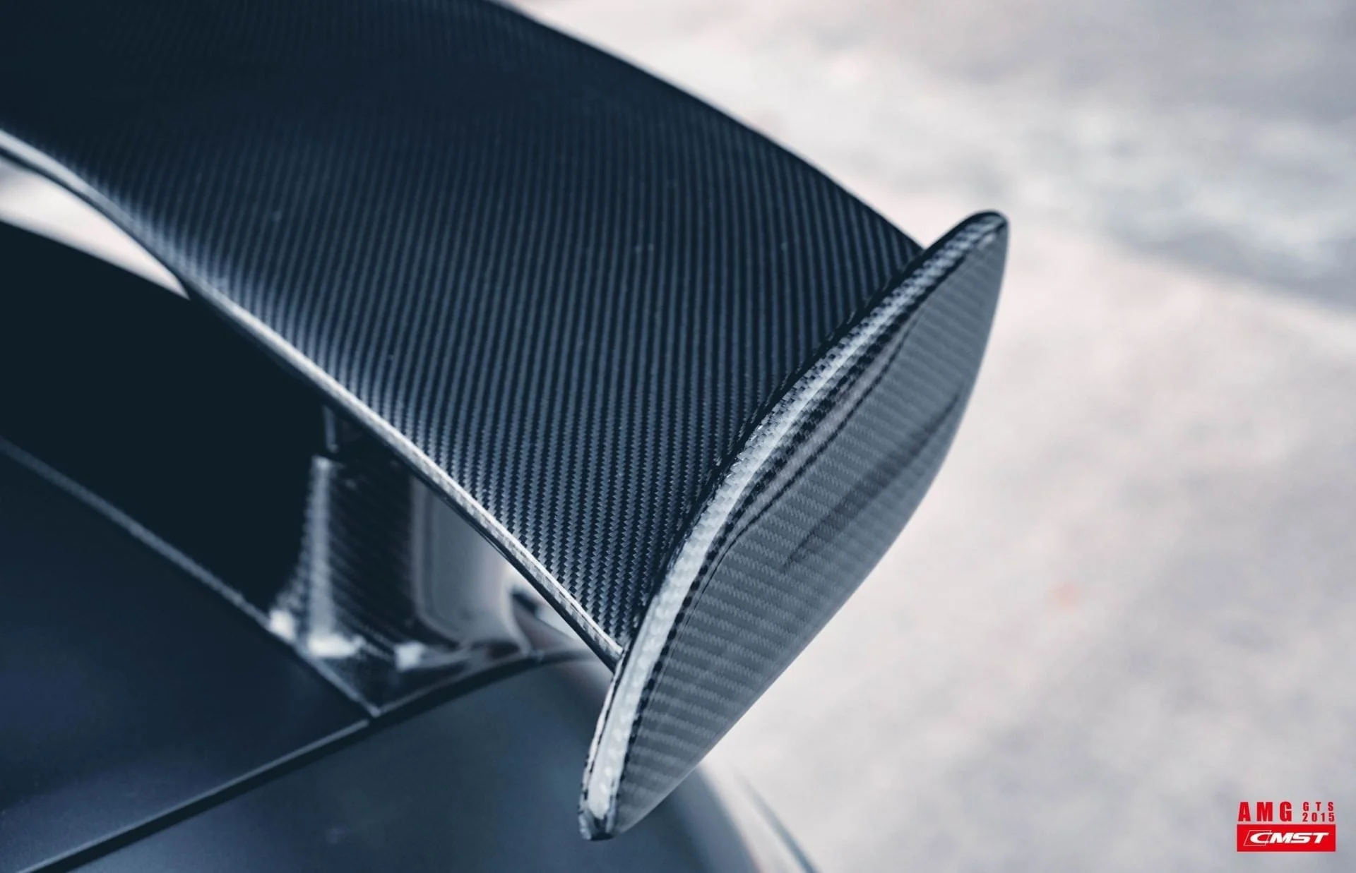 CMST Tuning Carbon Fiber Rear Spoiler Wing Ver.1 for Mercedes Benz C190 AMG GT GTS 2015-ON - Image 17