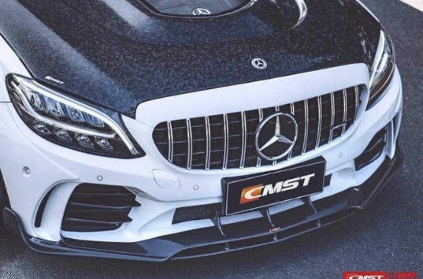 CMST Tuning Carbon Tempered Glass Transparent Hood For Mercedes Benz 2015-2020 W205 Sedan C300 C43 C Coupe 2 Door 4 Door Ver.2 - Image 7