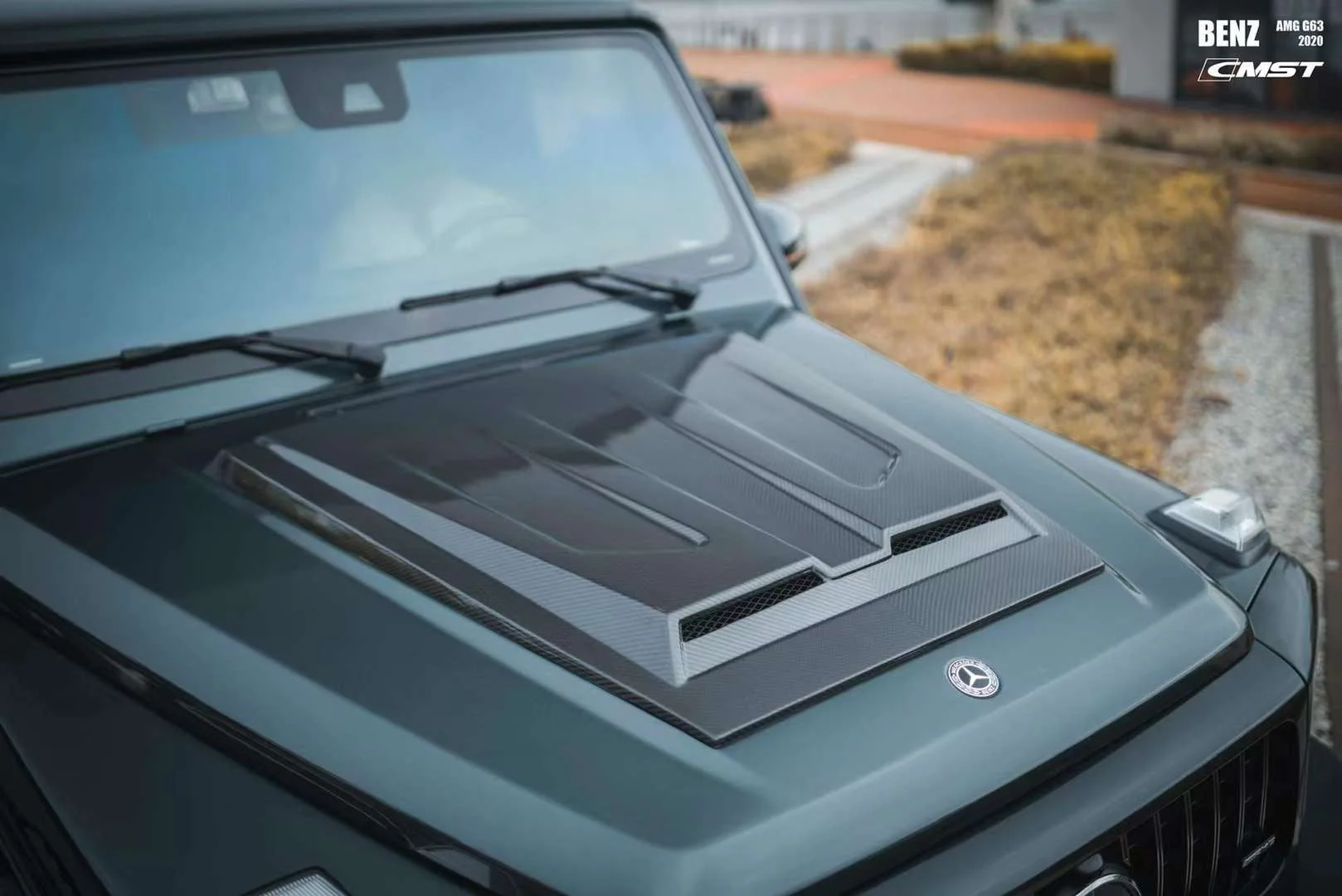 CMST Tuning Pre-preg Carbon Fiber Hood Bonnet Cover for Mercedes Benz G63 / G550 / G500 W464 - Image 2